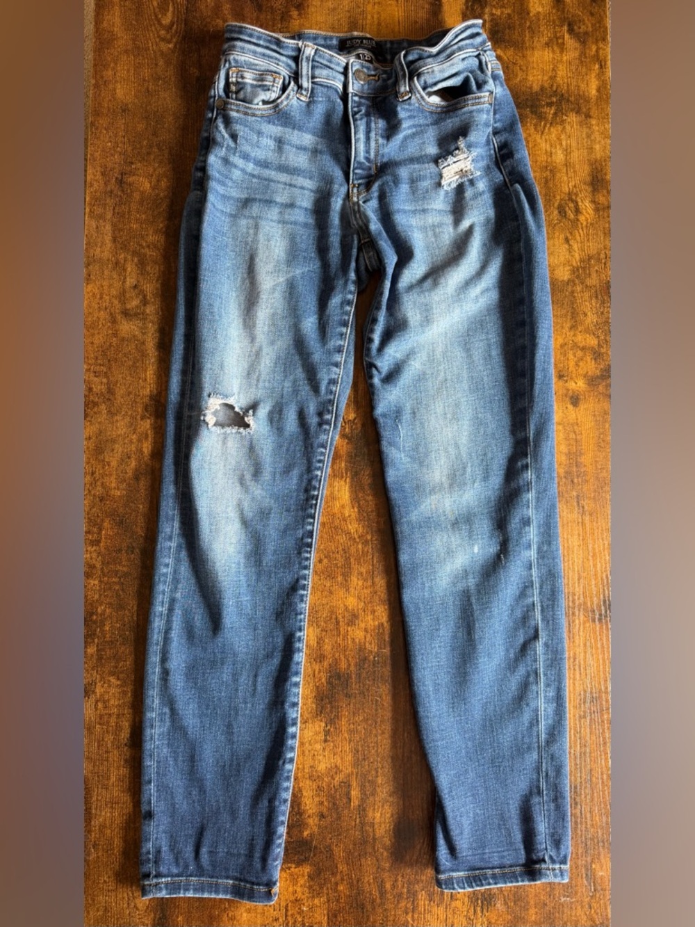 Judy Blue Distressed Slim Fit Jeans